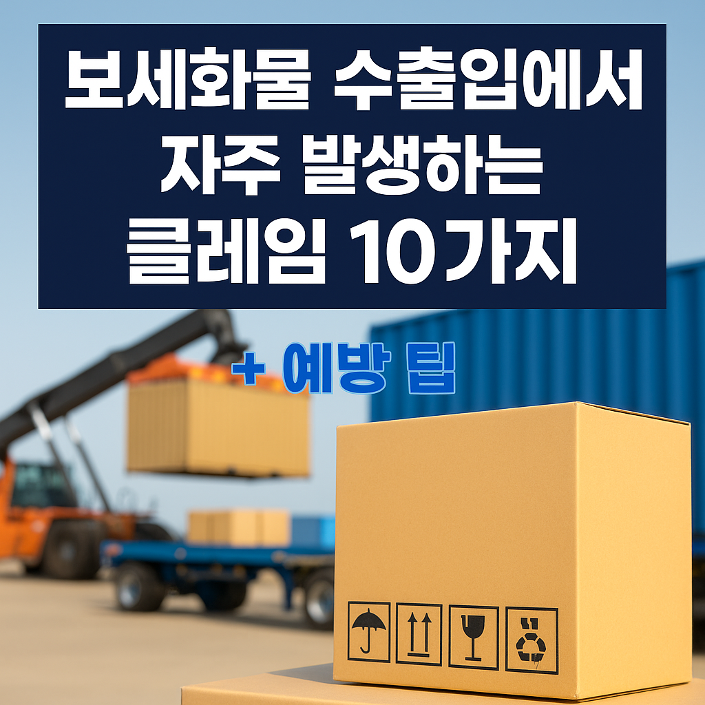 “보세화물 수출입에서 자주 발생하는 클레임 10가지와 예방 팁 – 물류 실무 썸네일