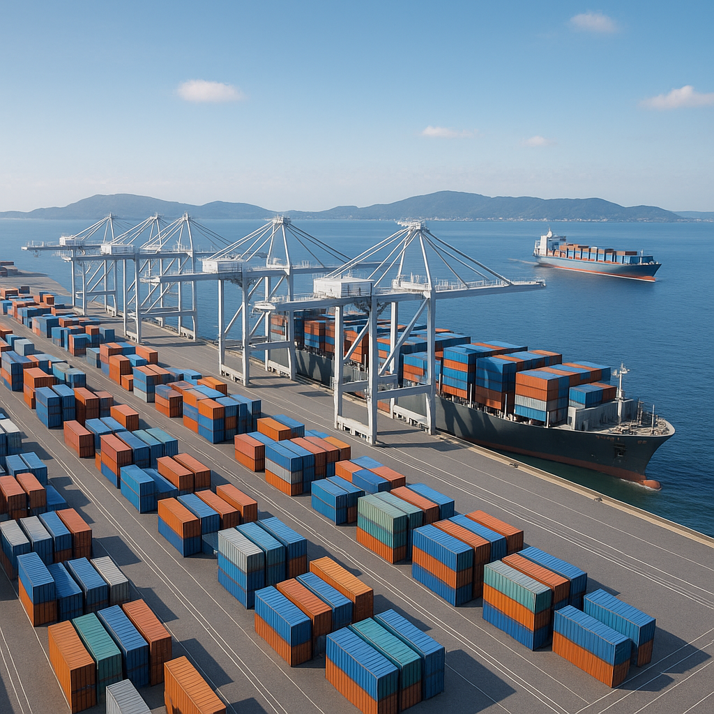 부산신항 구조 변화와 글로벌 물류허브 진화