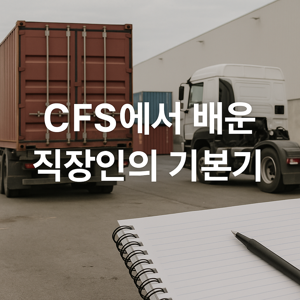 CFS 물류 현장에서 배운 직장인의 기본기 이 이미지 그대로 워드프레스 대표 이미지에 적용하